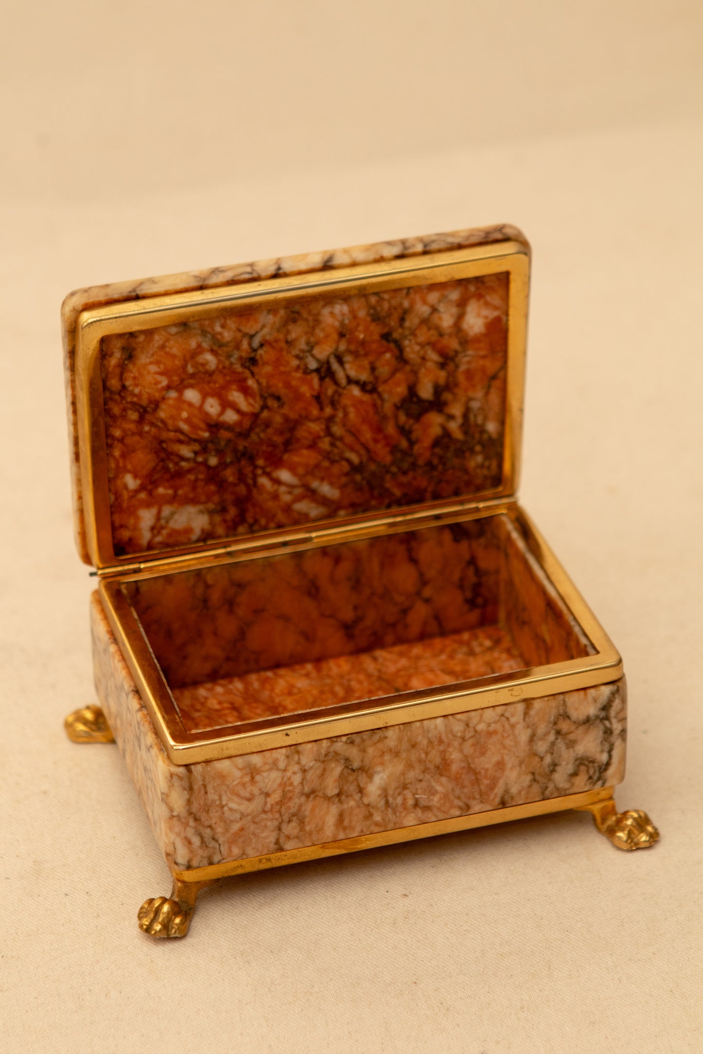 Alabaster Jewelry Casket