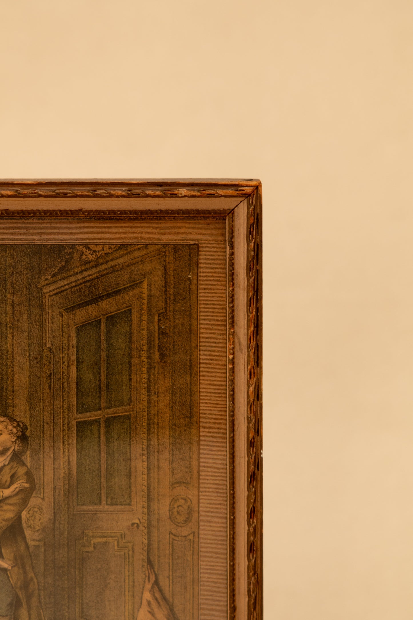 “La Visite Inattendue” Framed Print