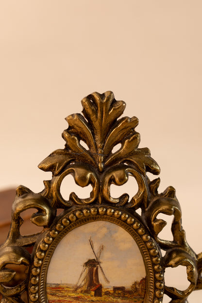 Cast Metal Picture Frame