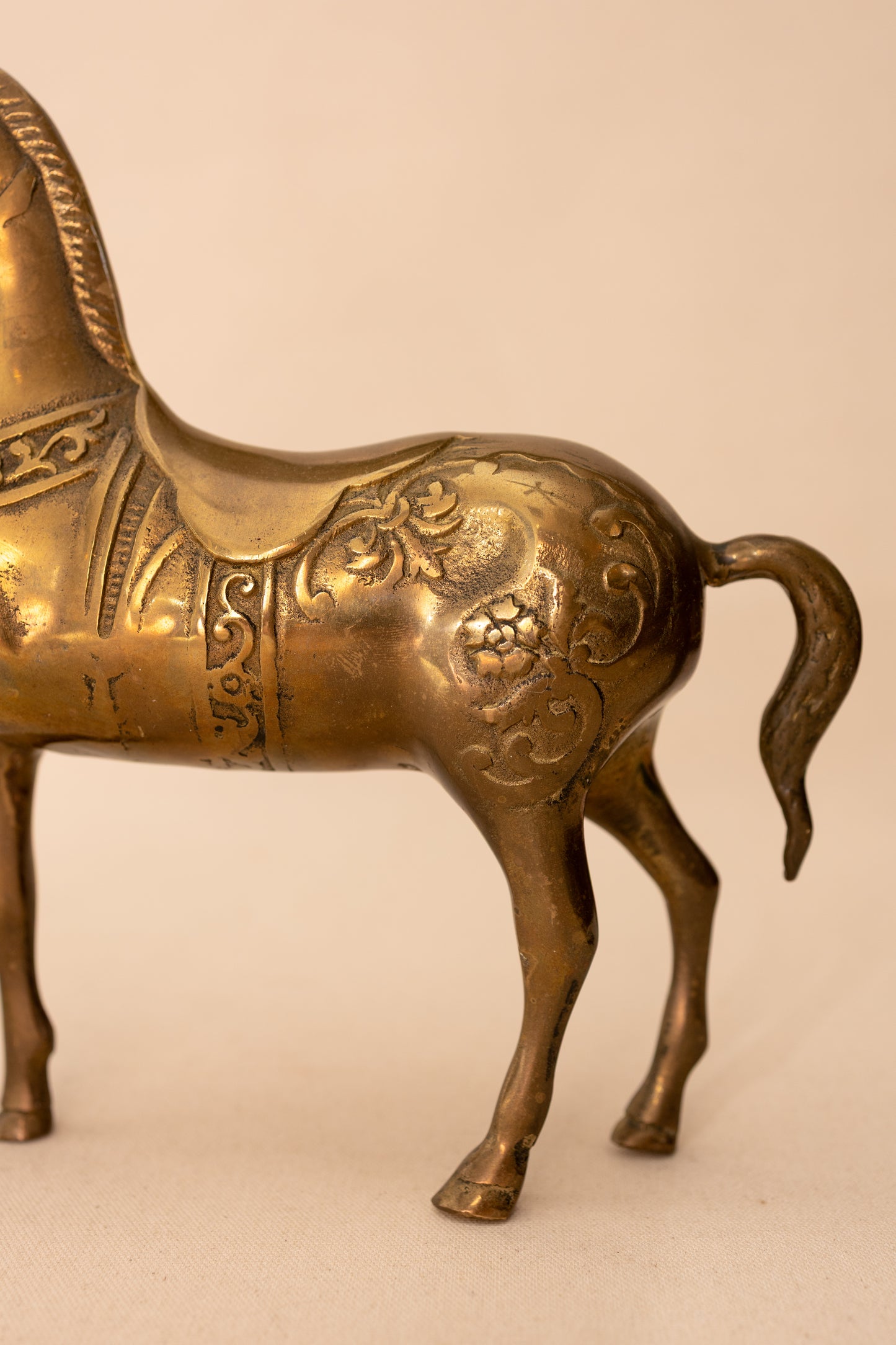 Brass Carousel Horse