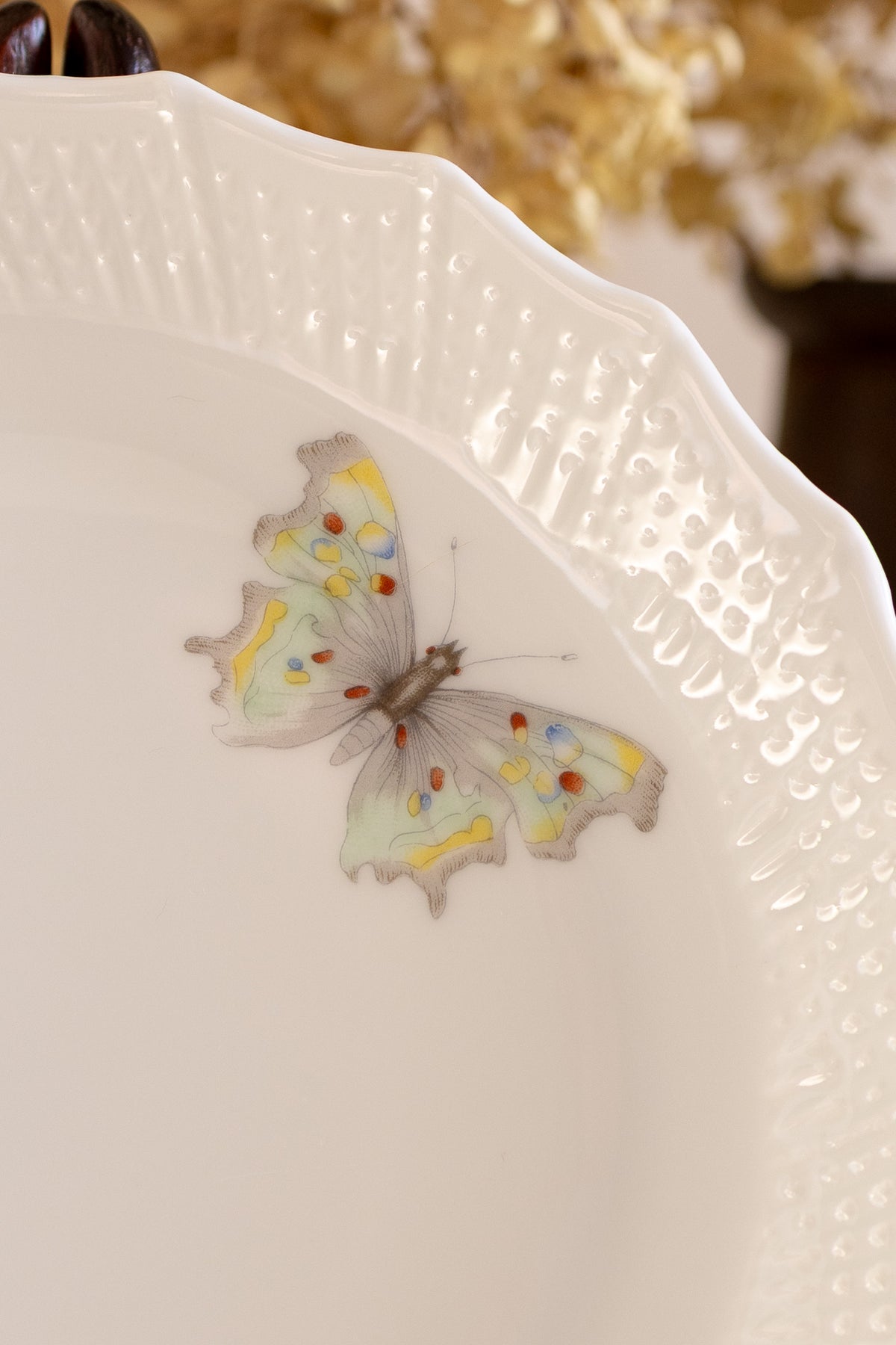 Limoges Butterfly Plate