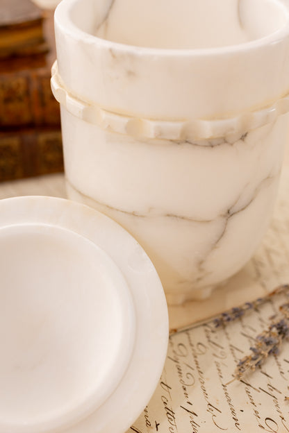 Alabaster Vanity Set with Tray