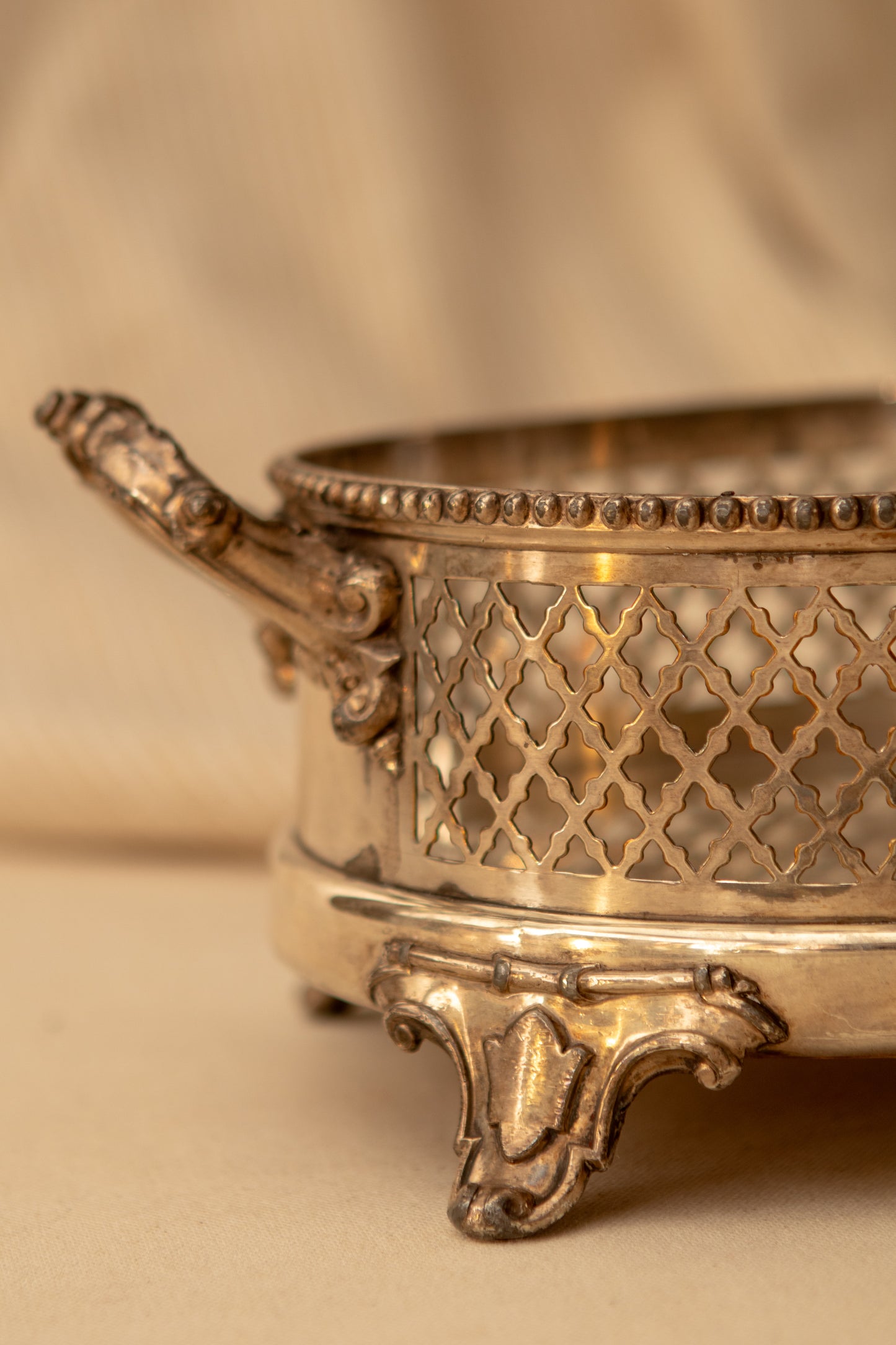 Silver-Plated Gallery Bowl