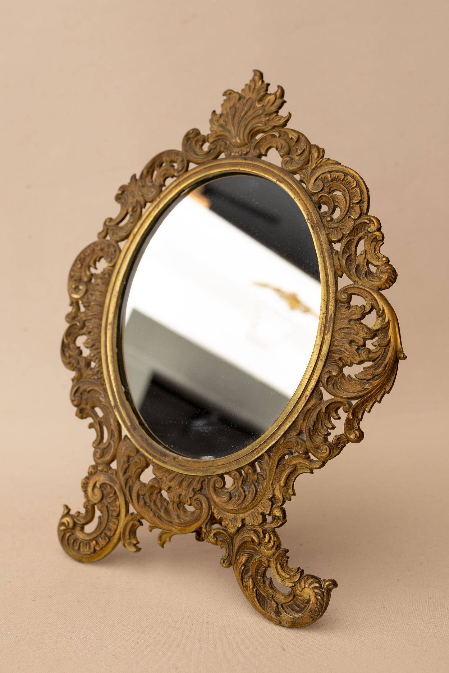 Ornate Gilt Mirrored Frame