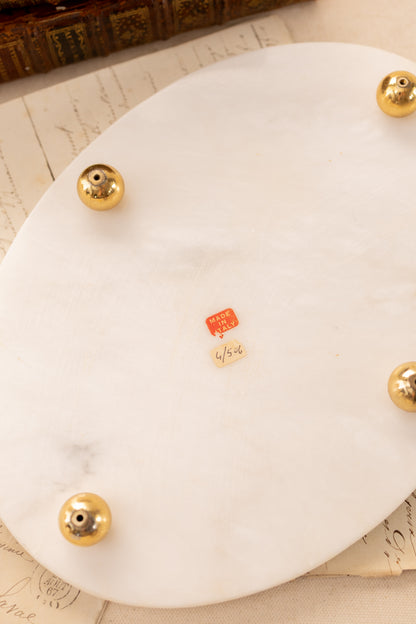 Alabaster Vanity Set with Tray