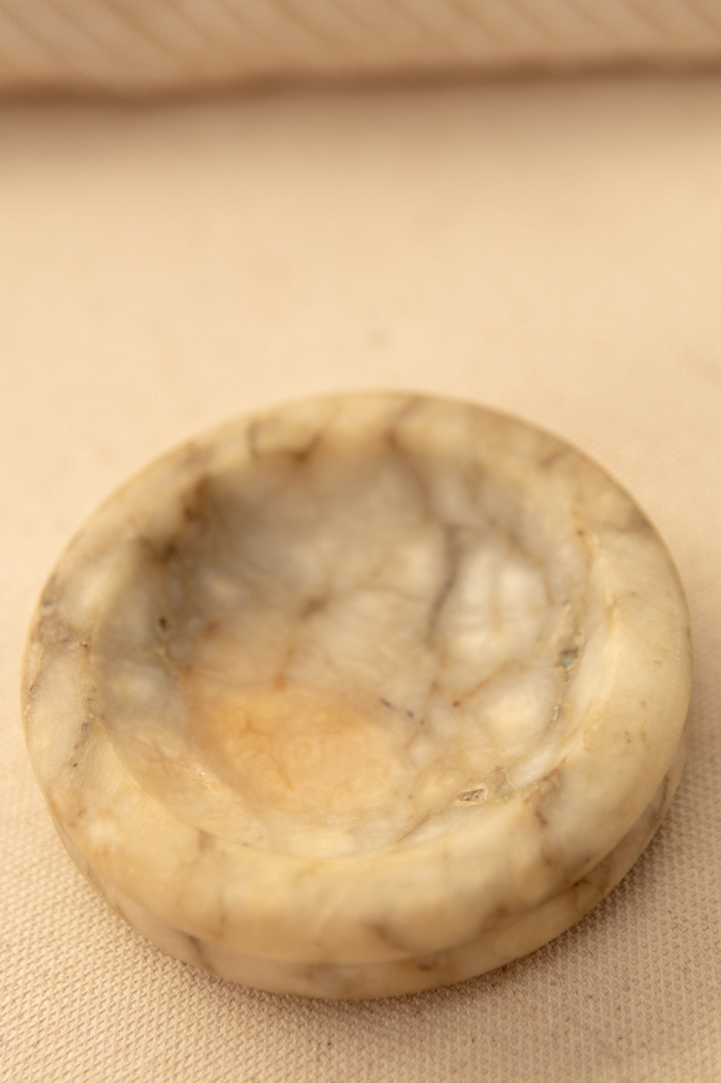 Alabaster Ring Dish (Darker)
