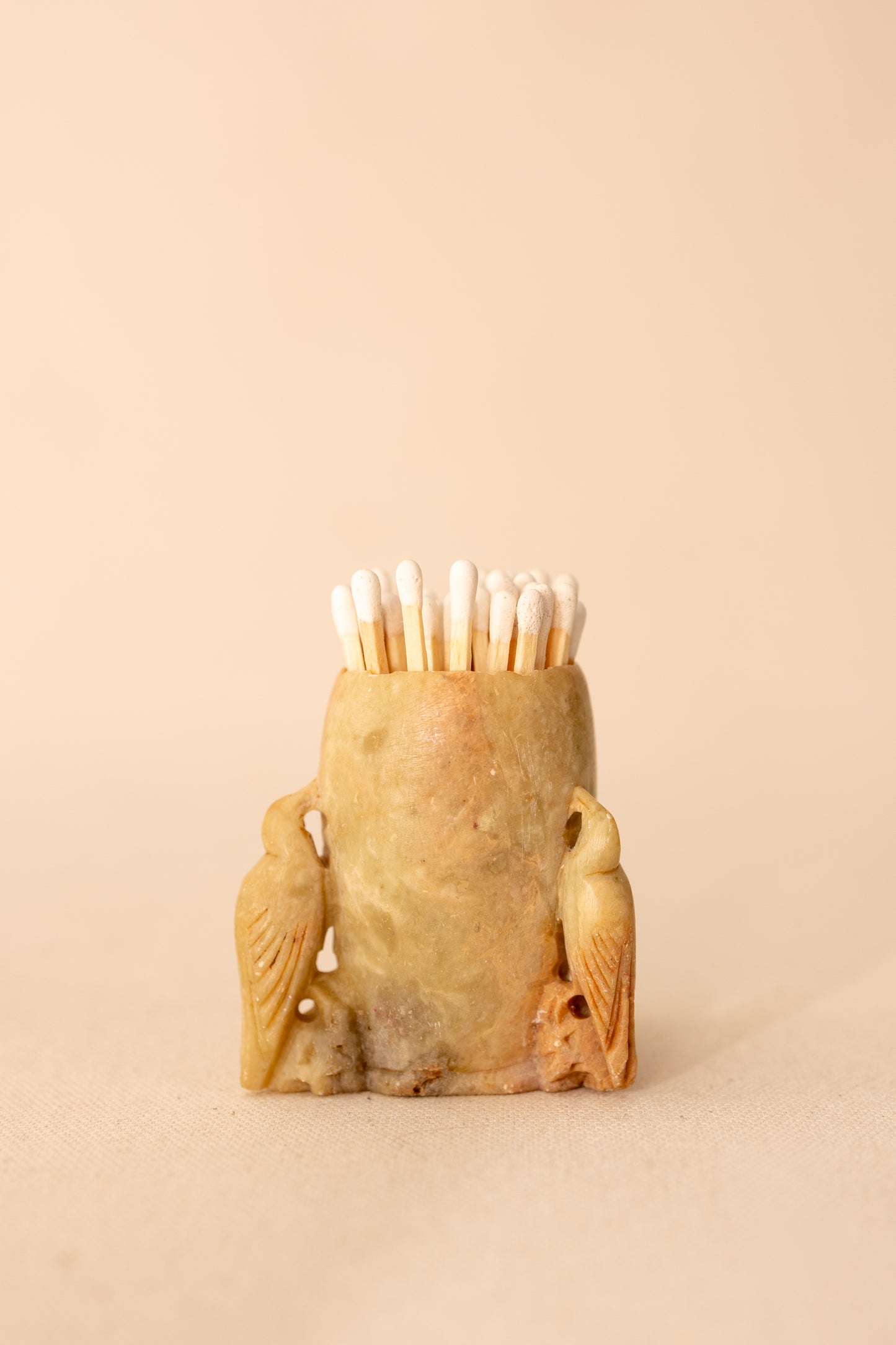 Soapstone Match Holder