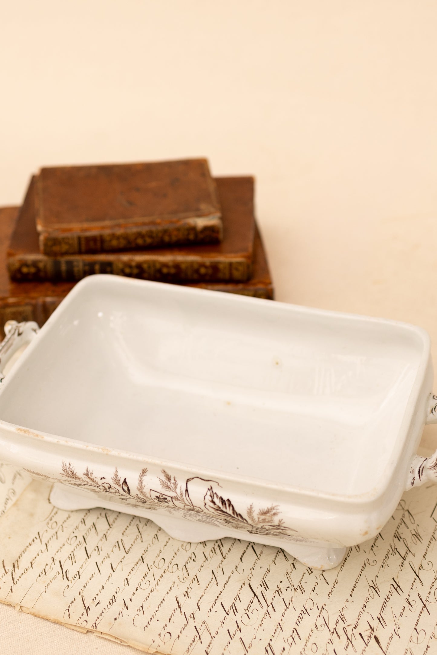 Antique T. Furnival & Sons Covered Tureen Circa 1871-1890