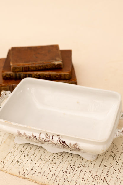 Antique T. Furnival & Sons Covered Tureen Circa 1871-1890