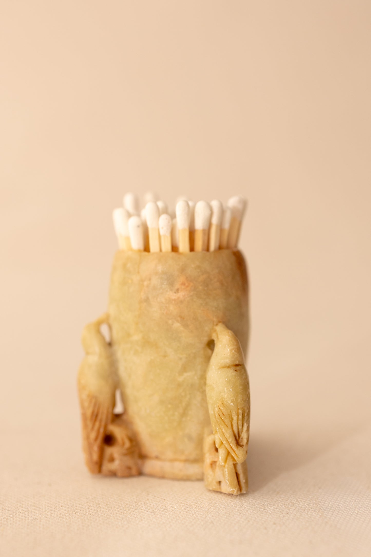 Soapstone Match Holder