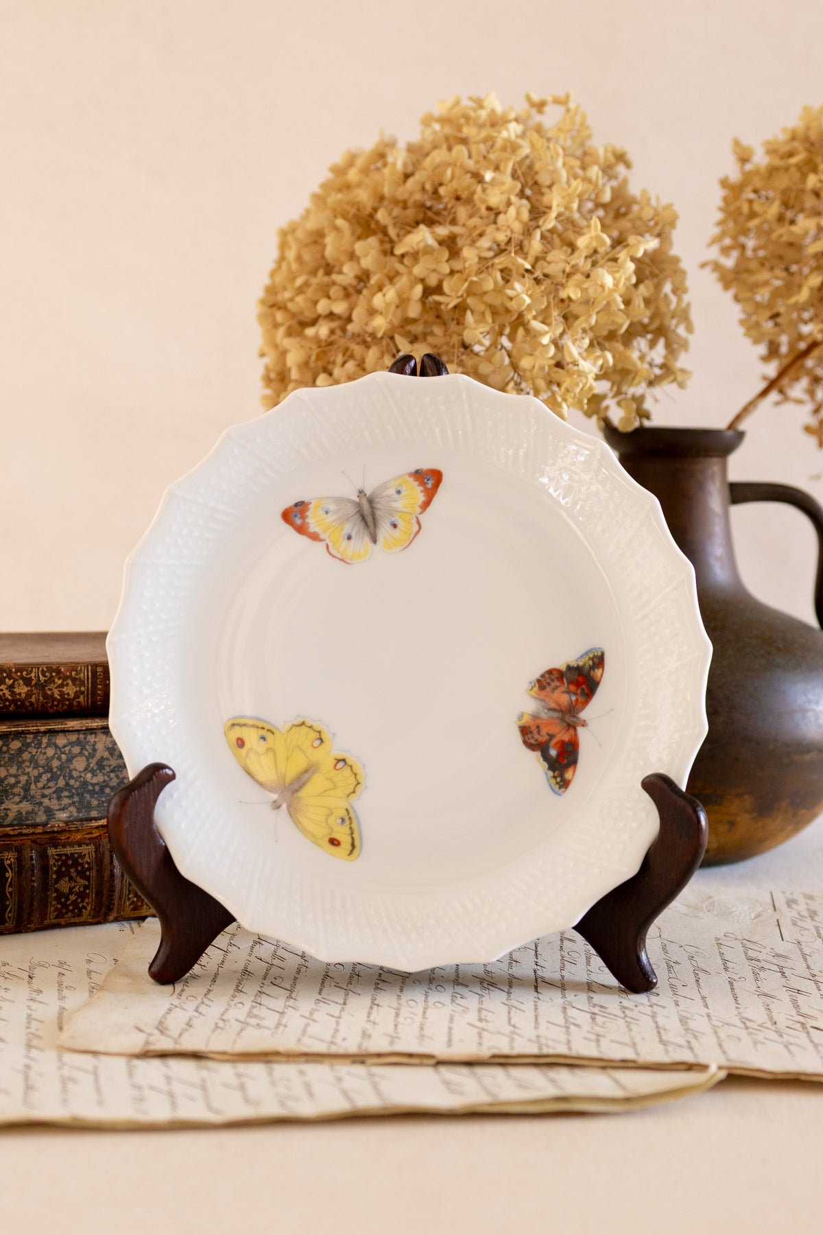 Limoges Butterfly Plate
