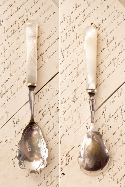 Antique Mother-of-Pearl Handle Spoons (Sold Individually)
